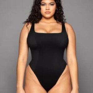 TA3 Swim Squarey High Cut cinching swimsuit (Large)